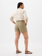 5" Mid Rise Downtown Khaki Shorts