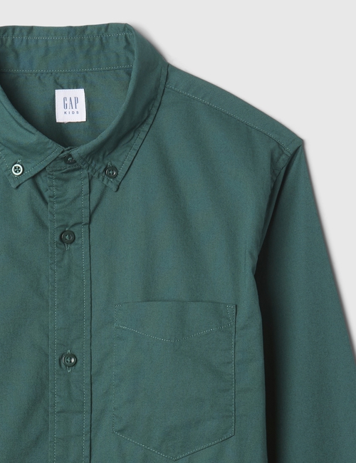 Kids Organic Cotton Poplin Shirt