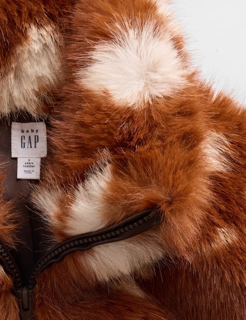 GAP X SL BAMBI FUR HALF ZIP
