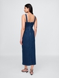 Denim Bodycon Midi Dress