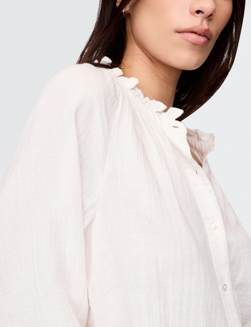 Crinkle Gauze Shirt