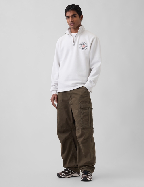 V-DB GRAPHIC QTR ZIP