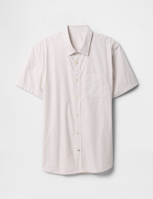 Stretch Poplin Shirt in Standard Fit