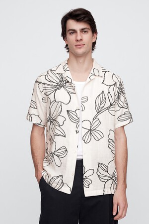 V-SS TEXTURE RESORT COLLAR
