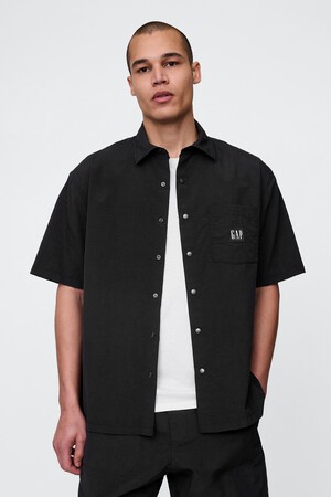 V-JPN SS SNAP SHIRT