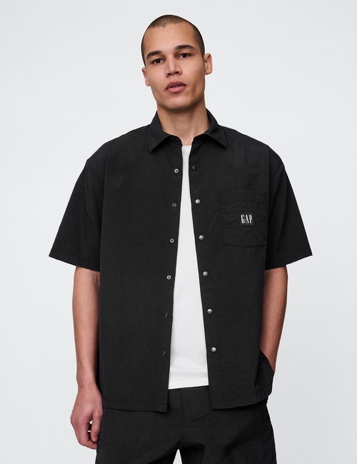 100% Recycled Relaxed Nylon Shirt