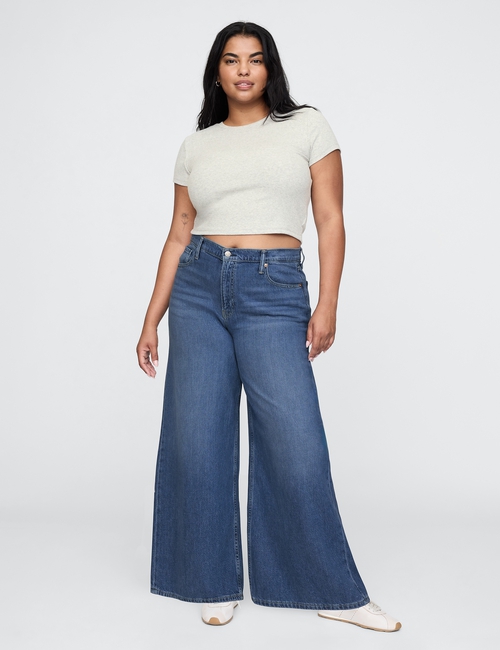 Mid Rise UltraSoft Baggy Jeans