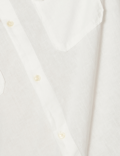Linen-Blend Utility Shirt