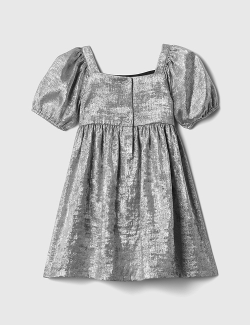 babyGap Shine Puff Sleeve Bow Dress