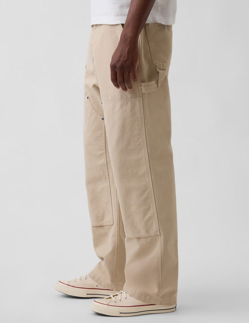 '90s Loose Canvas Double-Knee Carpenter Pants