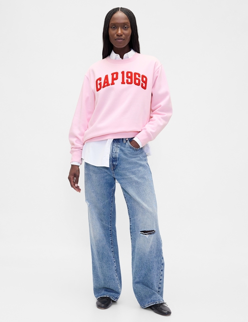 VintageSoft Gap Logo Tunic Sweatshirt