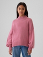 Kids CashSoft Oversized Mockneck Sweater
