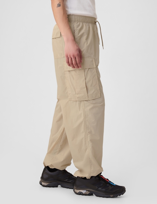 Nylon Cargo Pants