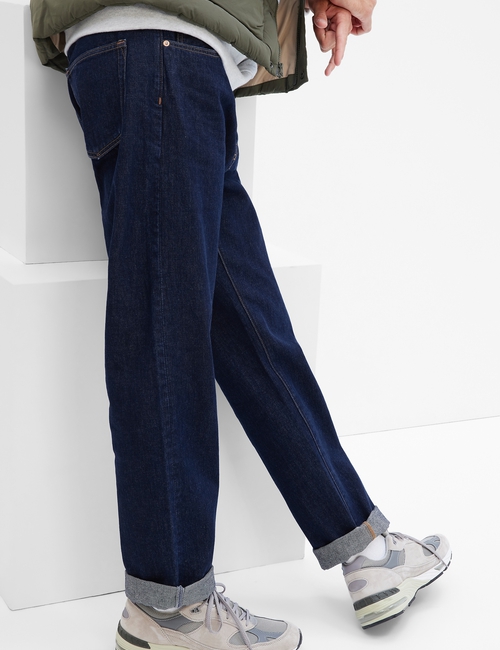 Organic Cotton Button Fly '90s Original Straight Fit Jeans