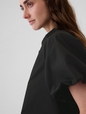 Organic Cotton Bubble Sleeve Shirt