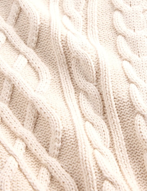 Kids Cable-Knit Crewneck Sweater