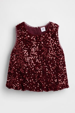Kids Sequin Bubble Top