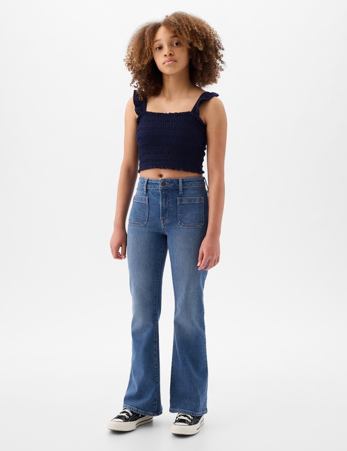 Kids High Rise '70s Flare Jeans