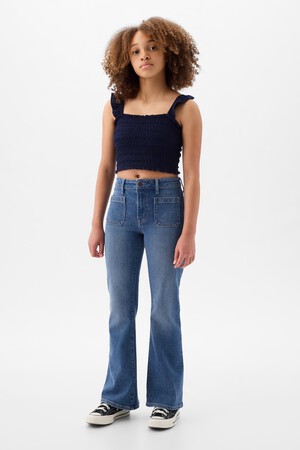 Kids High Rise '70s Flare Jeans