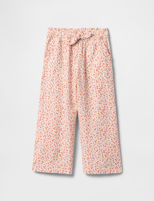 babyGap Linen-Blend Wide-Leg Pull-On Pants
