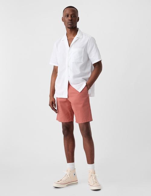 9" Essential Khaki Shorts