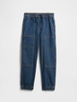 Kids Relaxed Pull-On Denim Joggers