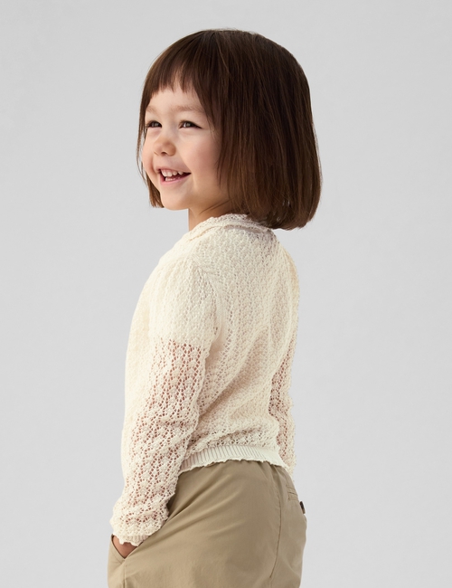 Gap × DÔEN Baby Linen-Blend Cardigan