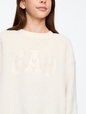 Kids Gap Logo Sherpa Sweatshirt Dress