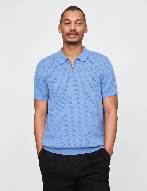 Crochet Polo Shirt