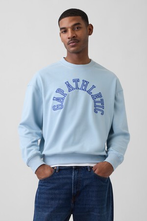 VintageSoft Terry Oversized Gap Athletic Sweatshirt