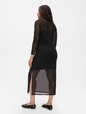 Mesh Midi Dress