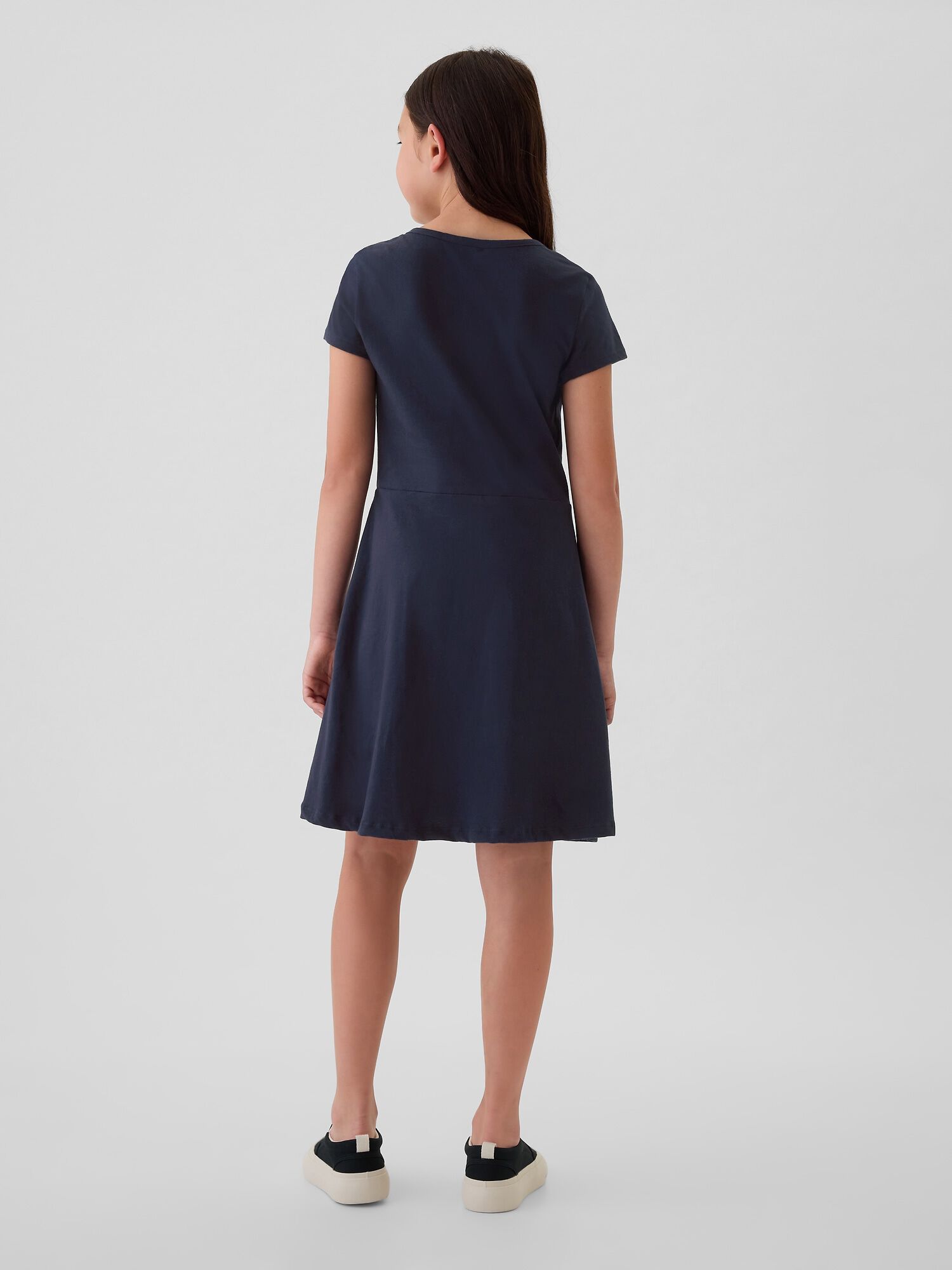 Shop Kids Gap Logo Jersey Dress for Girls GAP UAE