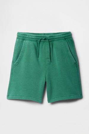 Kids Washed-Fleece Pull-On Shorts