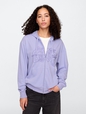 Relaxed Gap Logo Zip Hoodie