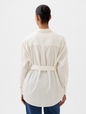 Organic Cotton Belted Big Shirt