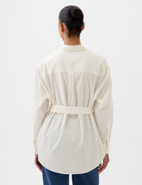 Organic Cotton Belted Big Shirt
