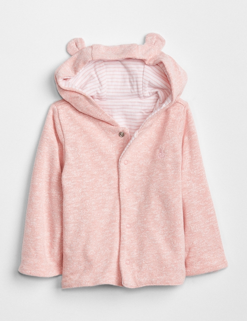Baby Favorite Reversible Bear Hoodie Sweatshirt