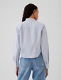Organic Cotton Cropped Shirt