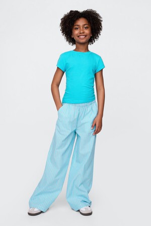 Kids Poplin Baggy Pants
