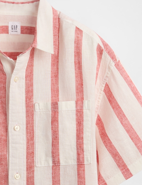 Kids Linen-Cotton Relaxed Shirt