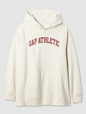 Logo Side Slit Hoodie