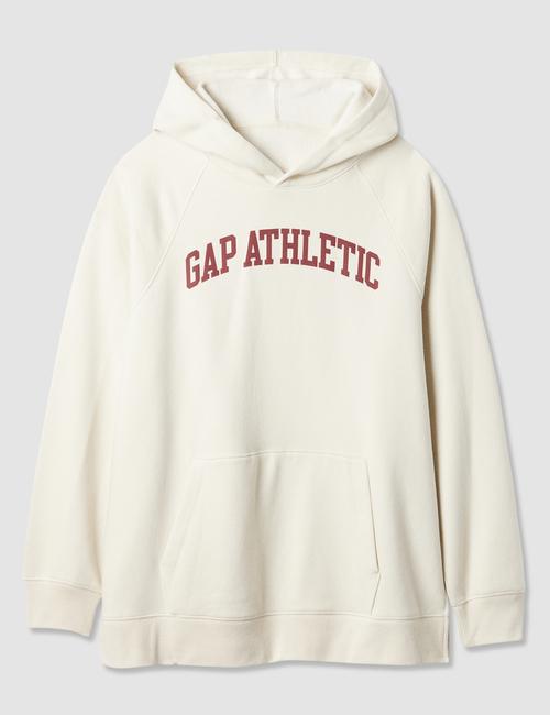 Logo Side Slit Hoodie