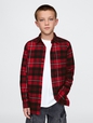 Kids Organic Cotton Flannel Shirt