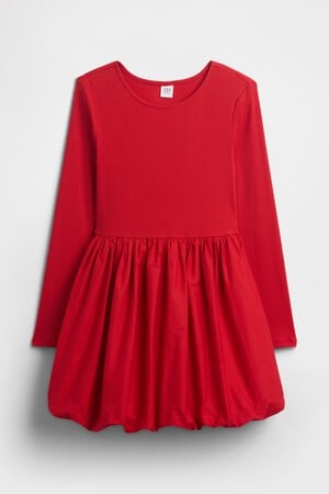 Kids Puff Sleeve Bubble Dress