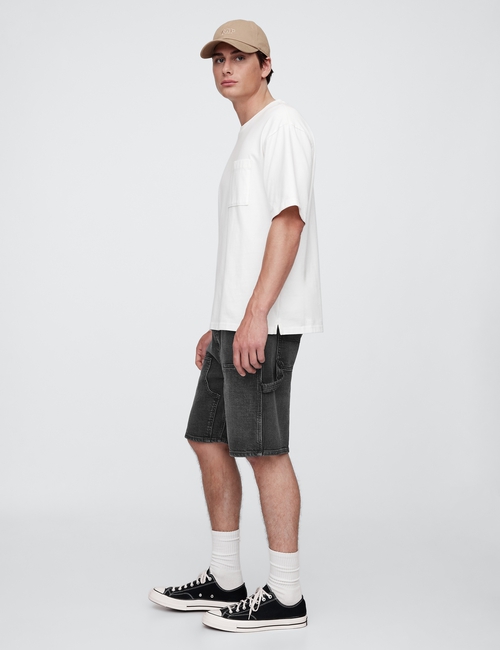 9" Denim Carpenter Shorts