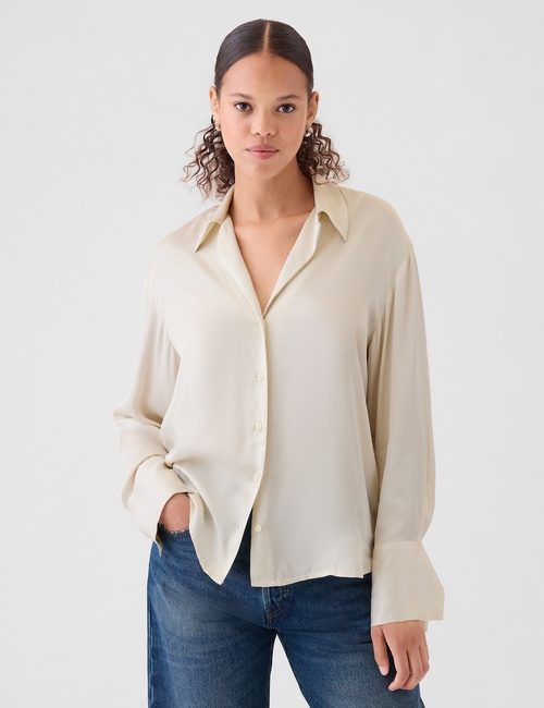 Satin Relaxed Shirt