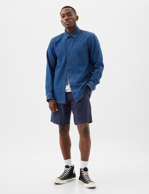 9" Essential Khaki Shorts