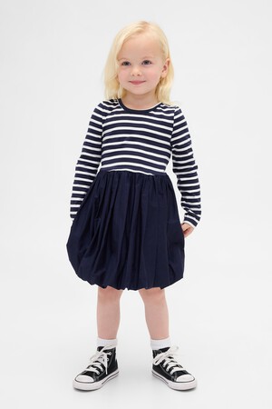 Baby & Toddler Mixed Media Bubble Dress