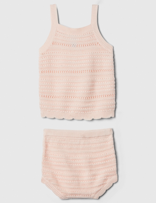 Baby Crochet Two-Piece Outfit Set