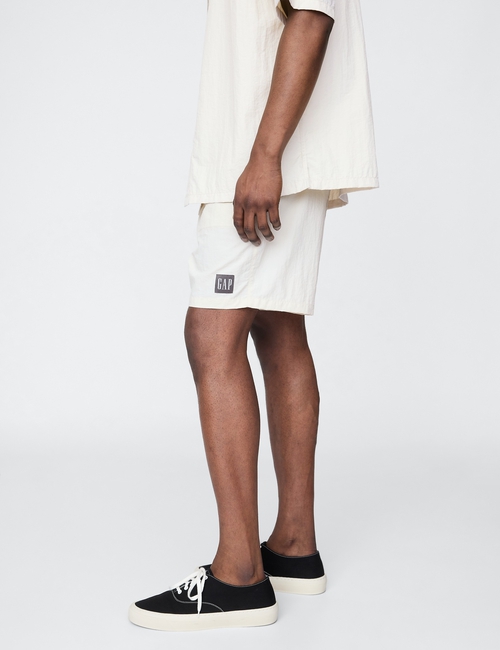 100% Recycled Pull-On Nylon Shorts
